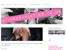 Tablet Screenshot of my-used-panties.co.uk